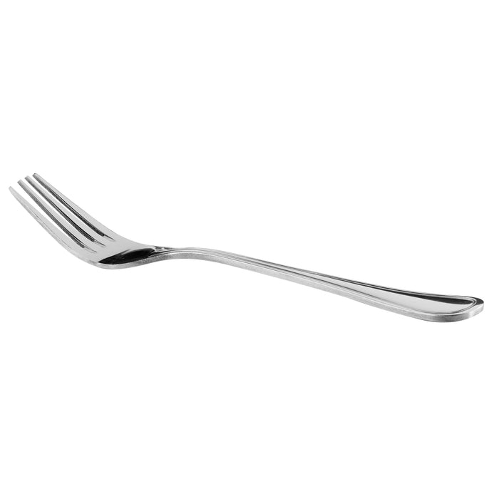 World Tableware Brandware 164 027 McIntosh 7 7/8" 18/0 Stainless Steel Heavy Weight Dinner Fork - 12/Pack