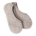 WORLDS SOFTEST SOCKS-LOW-TAUPE W/GRIPPER