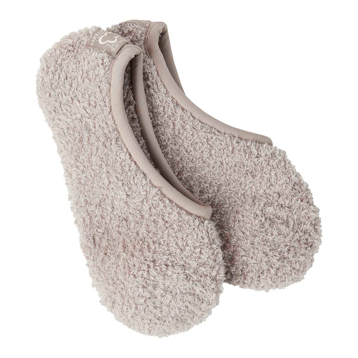WORLDS SOFTEST SOCKS-LOW-TAUPE W/GRIPPER