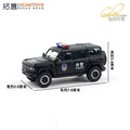 Xcartoys 1:64 Police Tactical Vehicle 6th Generation Bronco Die-Cast Car Model Miniature Gifts