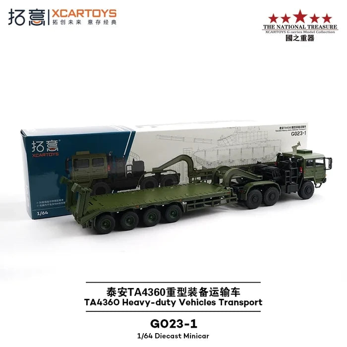 XCarToys 1:64 TA4360 Heavy Duty Vehicles Transport Diecast Model Car