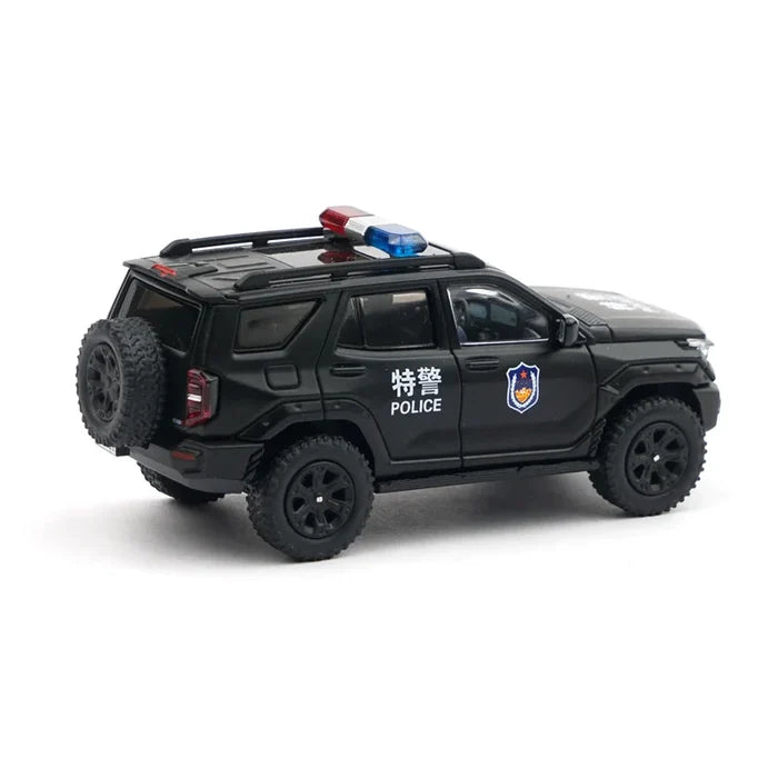 Xcartoys 1:64 Tank 400 Hi4-T Police Diecast Model Car