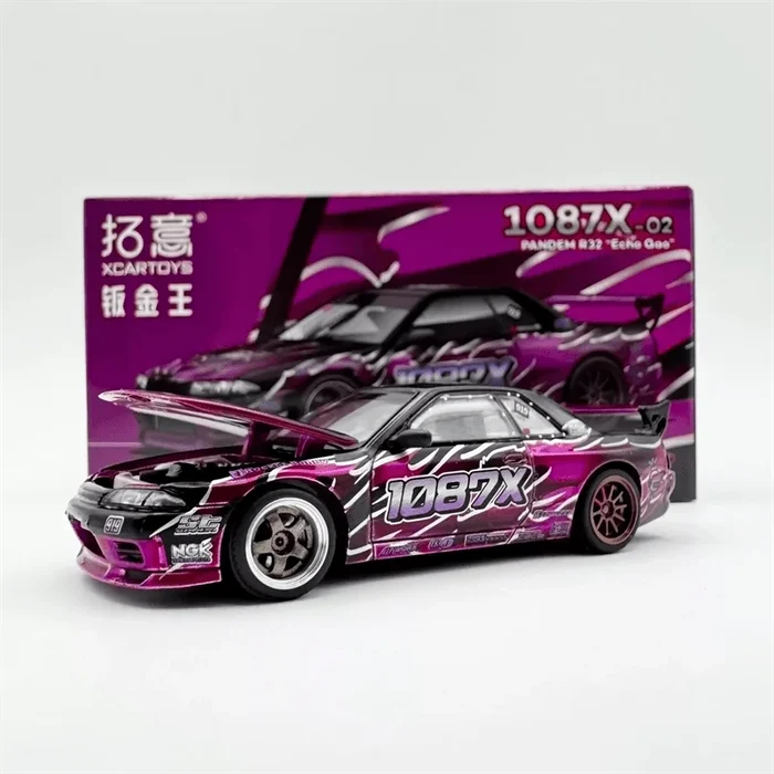 Xcartoys x Pop Race 1:64 PANDEM ELISE & TRUCK / RWB930 & TRUCK / RWB930 / R32 Diecast Collector's Vehicle Model Car
