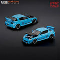 Xcartoys X Pop Race 1:64 RX-8 RE AMEMIYA LIGHT BLUE Diecast Model Car