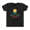 Youth Tee — "Grandpa's Finisher" Medal Tee (Cheering Loud Since Day One)