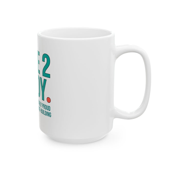 Zone 2 Zaddy. Ceramic Mug — Base-Building Triathlete Coffee Cup (11oz/15oz)