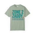 Zone 2 Zaddy. T-Shirt — Funny Base-Building Triathlon Tee